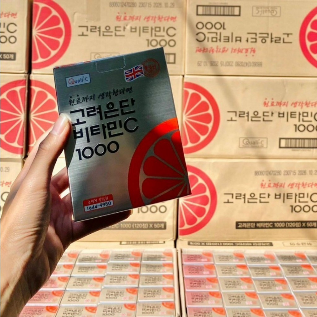 Viên Uống Làm Đẹp Da, Giúp Da Khỏe Mạnh, Mịn Màng Eundan Vitamin C 1000mg Hàn Quốc 120 viên