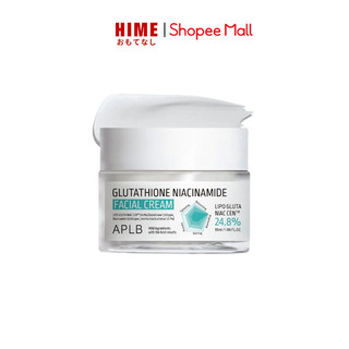 Kem Dưỡng Trắng Cấp Ẩm Se Khít Lỗ Chân Lông APLB Glutathione Niacinamide Facial Cream Hàn Quốc 55m