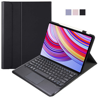 Ốp bàn phím touchpad cho redmi pad pro 12.1 inch 2024, bàn phím sạc bluetooth có thể tháo rời flip stand cover cho xiaomi pad 6s pro 12.4 inch 2024