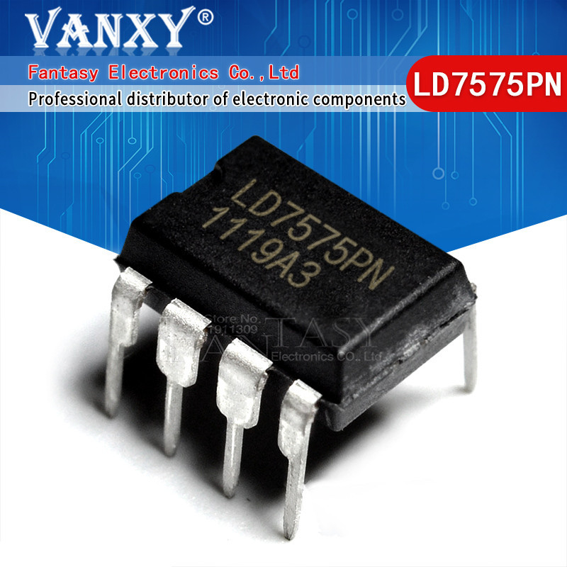 10 chiếc LD7575PN DIP8 LD7575 DIP-8 7575PN LD7550BBN LD7550 LD7550BN LD7552BN LD7552 Quản lý LCD p l