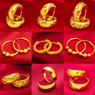 Bông Tai Hàn Quốc Dignified Tai Kẹp Mới Thiết Kế Tối Giản Chải Bông Tai Phụ Kiện Quà Tặng