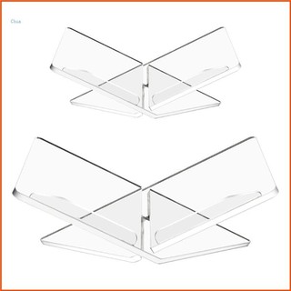 Giá đỡ sách Chua Acrylic Giá sách mở để trưng bày sách nấu ăn đọc sách