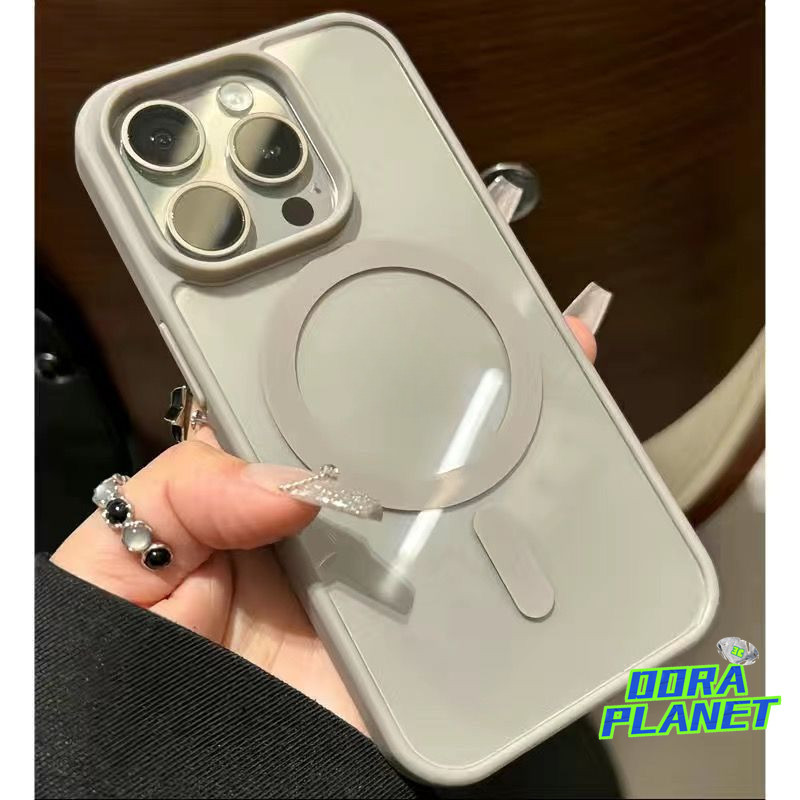 Ốp Điện Thoại Từ Tính Sang Trọng Phổ Biến Mới Nhất Cho 15 Plus 14 ProMax 13 Mini 12 15 ProMax 11 XS XR XSMax X 14 Plus 7 8 7 + 8 + Vỏ Silicon Mờ Sạc Không Dây Từ Tính