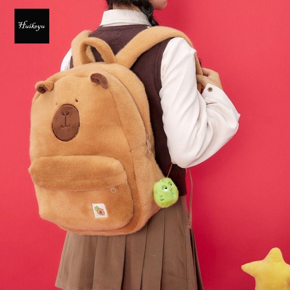balo gấu capybara balo gấu capybara balo học sinh cấp 2 balo nữ mini cặp đi học nữ cấp 2 balo cute n