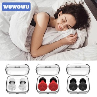 Nút tai cách âm khi ngủ WUWOWU, Nút tai bơi lội chống ồn bằng silicon, Dụng cụ giảm tiếng ồn có thể tái sử dụng khi ngủ sâu hữu ích Dụng cụ giảm tiếng ồn Nút tai khử tiếng ồn Nam Nữ