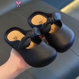 Chiều dài bên trong 16-24CM Mùa hè Trẻ em Dép xỏ ngón chân dễ thương Bé gái Nơ Mặc bên ngoài Dép đế mềm Dép đi trong nhà Re