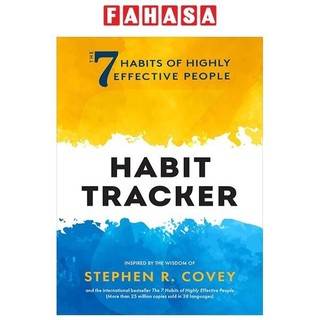 Sách ngoại văn: The 7 Habits Of Highly Effective People - Habit Tracker
