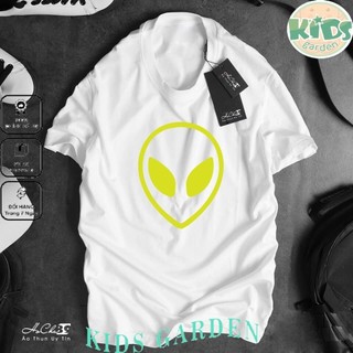 Áo Người Ngoài Hành Tinh Màu TRẮNG - Cotton 4C 65% Cao Cấp Siêu mát (Không đúng cotton 4c tặng free áo - Có Hình Thật)
