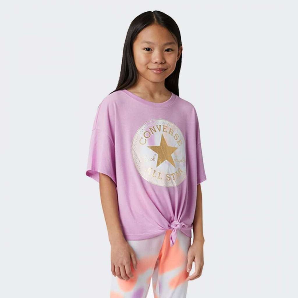 Áo thun CONVERSE GIRLS' BOXY GRAPHIC T SHIRT SPORT CHEK Size M (Mỹ)