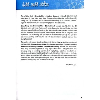 Sách Tiếng Anh 9 Friends Plus - Student Book