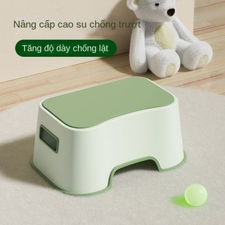 Ghế đẩu chống trượt cho trẻ em, ghế đẩu phòng tắm gia đình, ghế đẩu, ghế đẩu rửa chân bằng nhựa dày cho bé, ghế đẩu chân, bồn cầu
