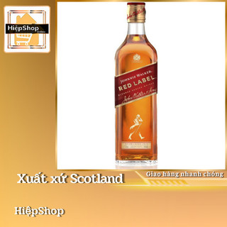 Nước whiskey rượu johnnie walker red label scotland 700ml/không hộp