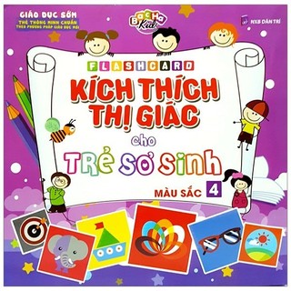 Sách - Flashcard - Kích Thích Thị Giác Cho Trẻ Sơ Sinh - Màu Sắc 4