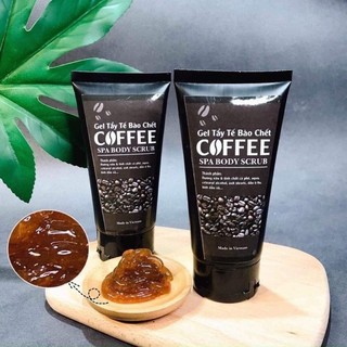 Gel tẩy tế bào chết cà phê spa body scrub 250ml trắng sạch da
