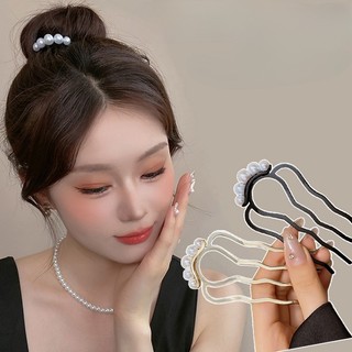 Kẹp tóc kim loại hình chữ u thời trang phong cách mới bóng kẹp tóc nữ phụ kiện tóc