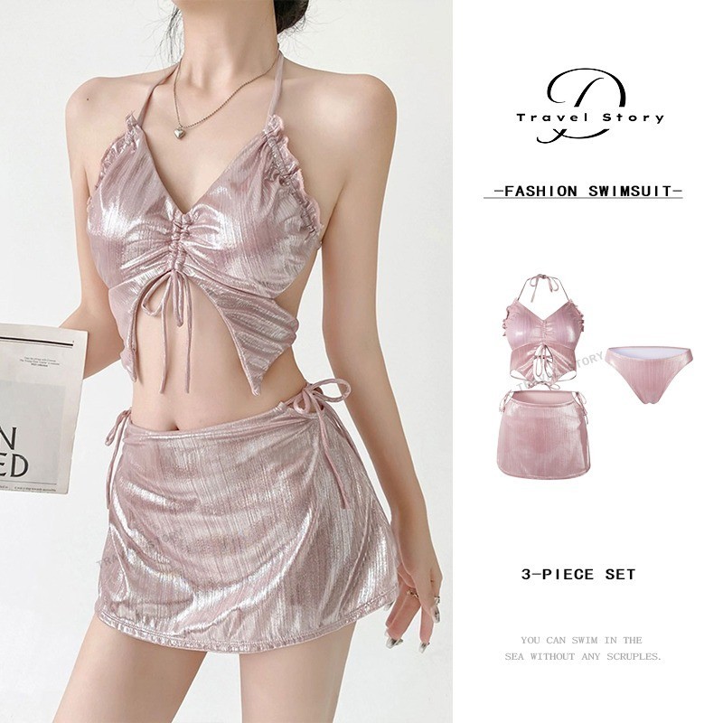 Bộ Đồ Bơi Ba Mảnh Thời Trang Âu Mỹ Gợi Cảm Cho Nữ | BigBuy360 - bigbuy360.vn