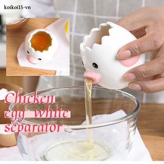 Dụng cụ tách lòng đỏ trứng hình gà