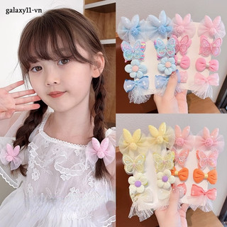 Set 8 Kẹp Tóc Nơ Xinh Xắn Dành Cho Bé Gái