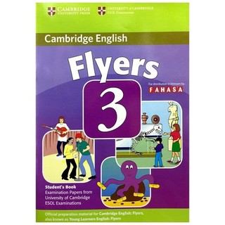 Sách - Cambridge Young Learner English Tests Flyers 3 SB FAHASA Reprint Edition