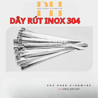 Dây rút inox 304, Dây buộc thép không gỉ.