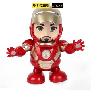 Đồ chơi Iron man robot nhảy múa vui nhộn cho bé -dc3677