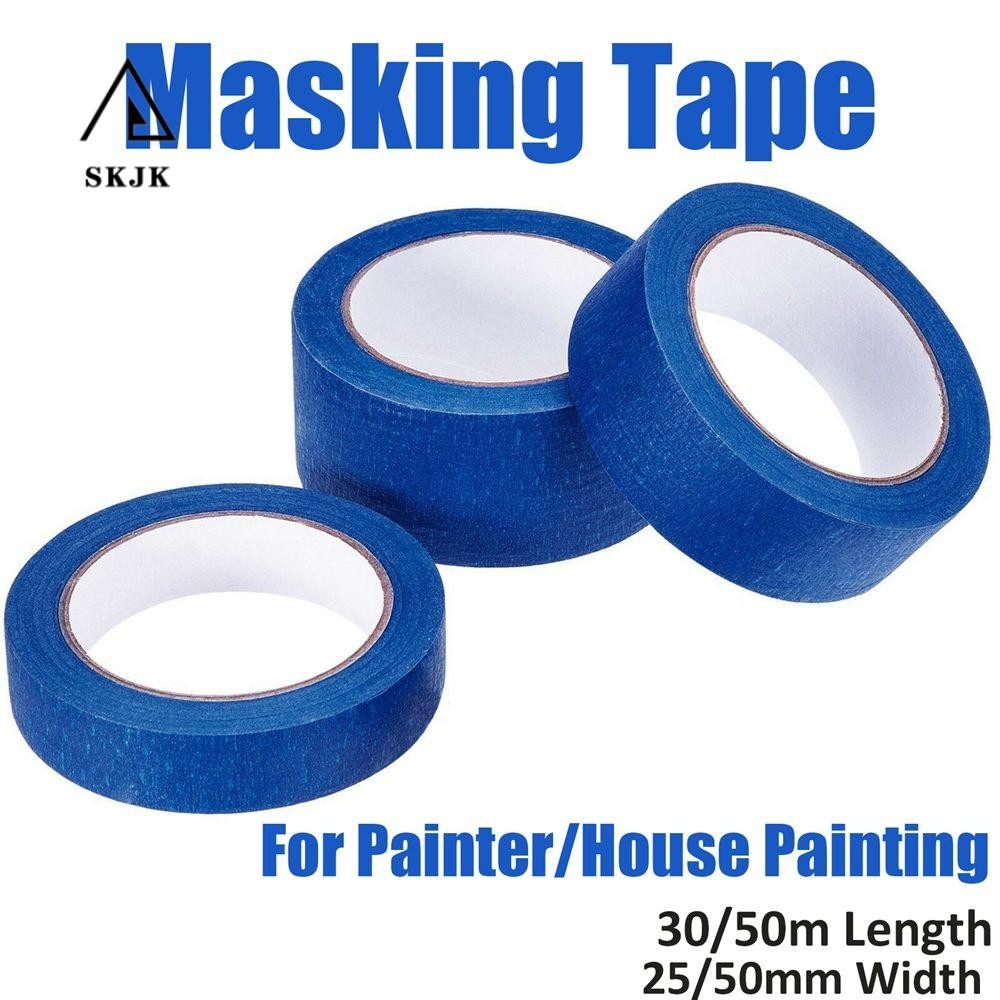 Băng dính SKJK Masking Tape Keo Blue Peel Paper Peeling DIY House Painting