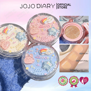  Jojo DIARY Kem đệm không chổi than Bảo hiểm toàn diện Kem che khuyết điểm Kiểm soát dầu Kem dưỡng ẩm Kem BB chống thấm nước Trang điểm mặt 