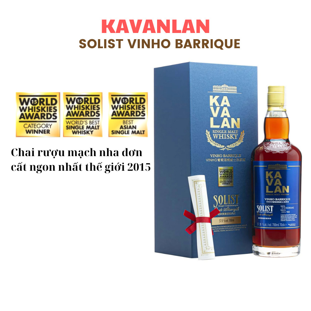 Kavalan Solist Vinho Barrique CS - The Best Wine - Taiwan Whisky