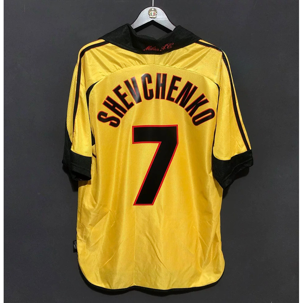 Áo bóng đá retro cao cấp AC Milan Sân Khách 1999/00