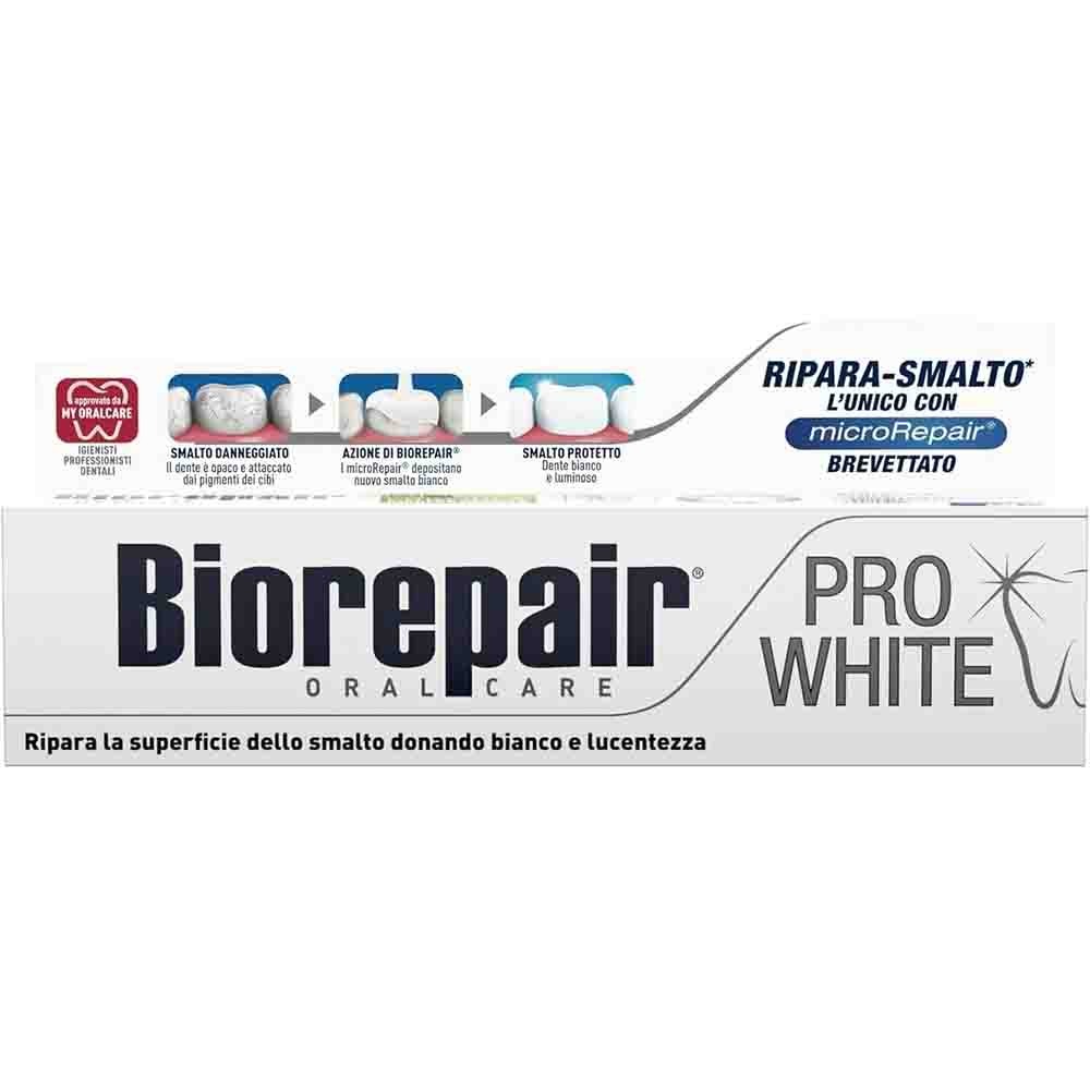 Biorepair PRO WHITE Oral Whitening Repairs Enamel PLUS toothpaste fluoride free | BigBuy360 - bigbuy360.vn