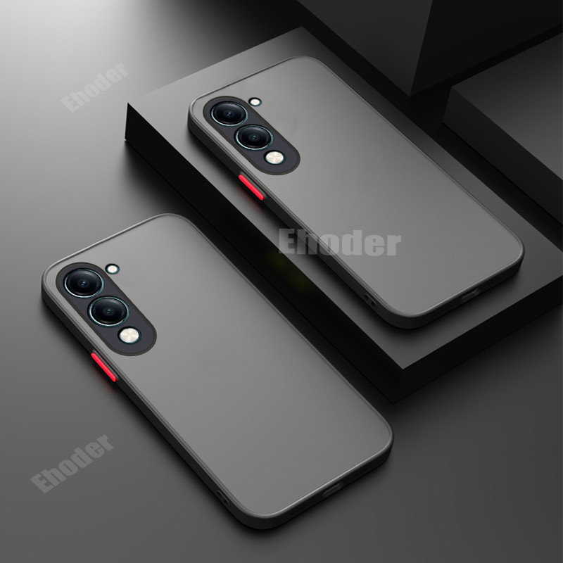 Ốp Lưng Cho Vivo Y04 Y04S 4G Y29S 2025 Ốp lưng Silicon Trong Suốt Mờ Chống Sốc Ốp Mềm Cho VivoY04 Vi