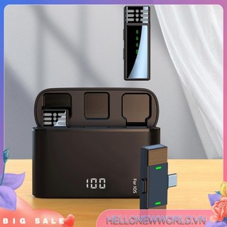 Micro lavalier không dây usb c + 8pin cổng cho iphone 15 14 13 ipad macbook