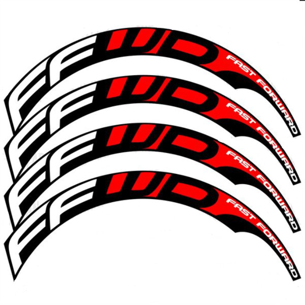 Tem Decal dán vành xe đạp FF cho vành 700C bản cao 4cm - 6 tem