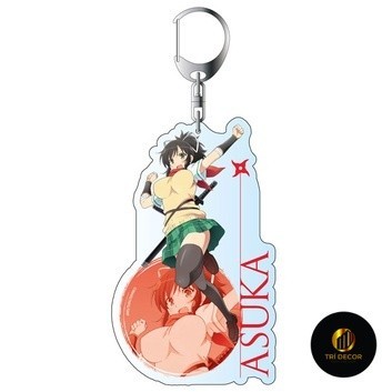 Móc khóa Senran Kagura: Shinovi Master Tokyo Youma Asuka Homura yumi Miyabi Phụ kiện trang trí túi x
