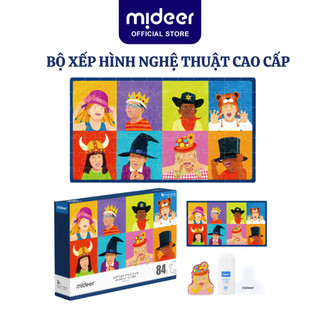 Đồ chơi xếp hình Mideer Artist Puzzle Children of the World 84PCS