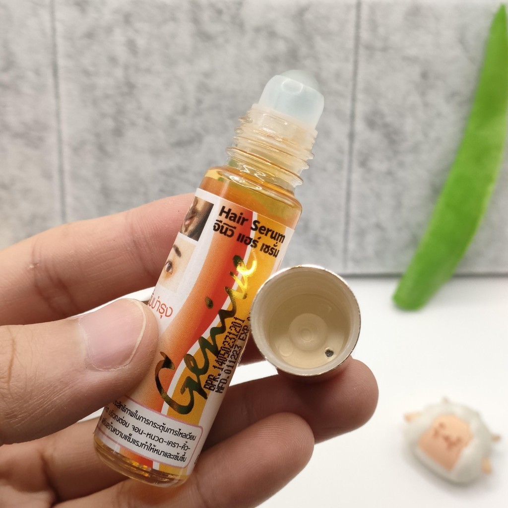 [Hàng Thái] Lăn Mọc Dài Mi, Tóc, Chân Mày Genive 10ml Thái Lan - Jron Beauty