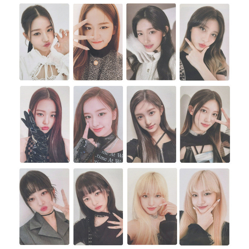 3-8pcs/set IVE ELEVEN Asia Tour FANMEETING MAGAZINE Photocards HAPA KRISTIN AMUSE DIVE INTO I'VE MIN