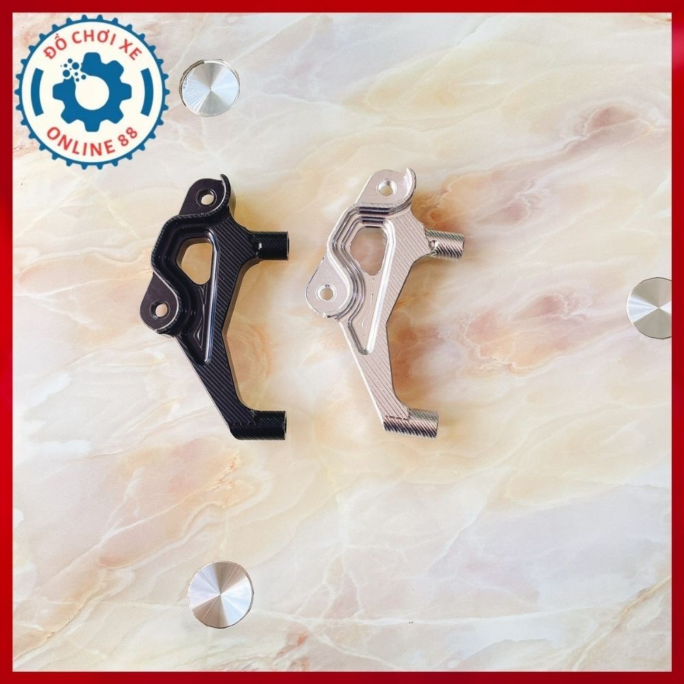 Pát heo dầu trước Lead 4 Val đĩa 220mm xài heo 4 piston heo dầu 81/ pad nhôm nguyên khối