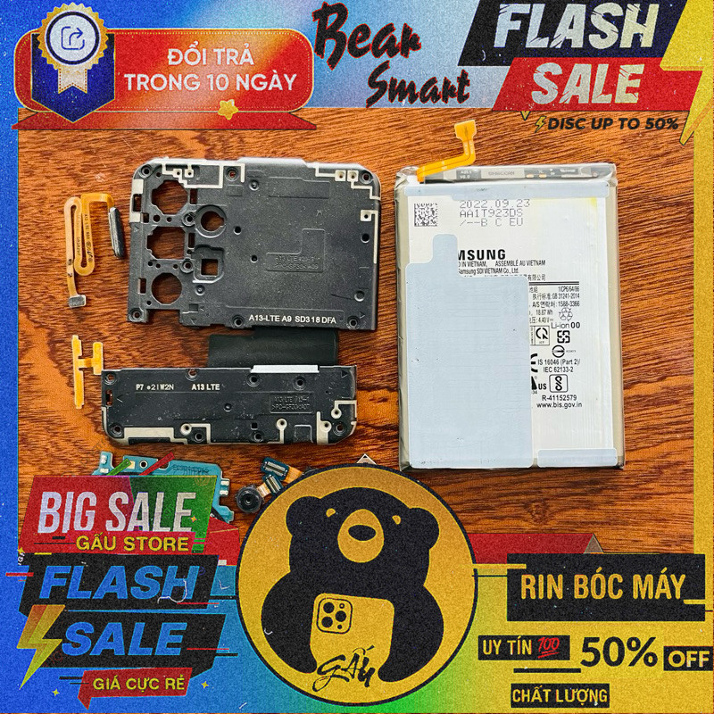 Linh Kiện Samsung A13 A135 / Camera trước sau,main sạc,cáp volume,loa ngoài,loa trong,cáp nối main,p