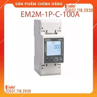 Đồng hồ đo điện đa năng selec em2m-1p-c-100a-ce 90x35mm