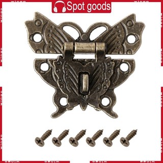Godd Retro Vintage Cho Bướm Cho Chốt Chốt Khóa Hộp Trang Sức Cho Ốp Lưng Khóa Miếng Lót