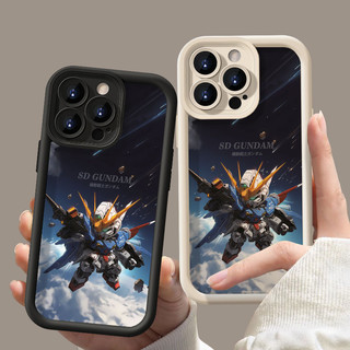 Ốp Mềm Hoạt Hình Thời Trang Thoáng Mát SD GUNDAM EVA Cho IPhone 14 15 Plus 7 8 Plus 11 12 13 14 15 Pro Max X XR XS Max Ốp Silicon Vui Nhộn Vỏ Chống Sốc Dày