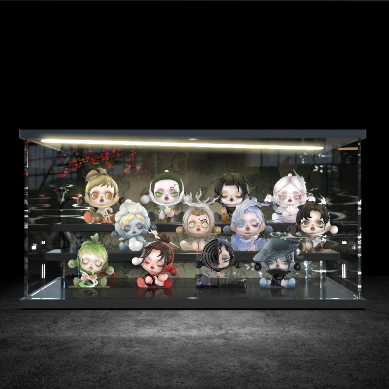 Hộp mô hình, hộp trưng bày SKULLPANDA POPMART, hộp lưu trữ