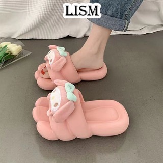 LISM Dép Lê Thời Trang Đơn Giản Cho Nữ dép bánh mì Đẹp mắt Bảnh bao Chất liệu tốt Kiểu dáng độc đáo FYT2450NDW 21Z240520