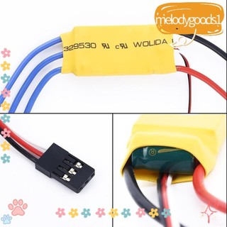 Melodygoods1 esc động cơ không chổi than, bộ điều khiển tốc độ thuyền trực thăng 30a / 40a, đầu chuối t plug xt60 rc parts rc esc fpv f450 drone