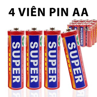 Combo 4 viên pin tiểu AA lắp đồ chơi cho bé yêu