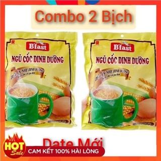 Combo 2 Bịch Ngũ Cốc B'fast Vinacafe Thơm Ngon Bổ Dưỡng (20gói x 25gram) DATE MỚI