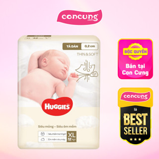 Bỉm tã dán Huggies Thin & Soft size XL 12-17kg 42 miếng