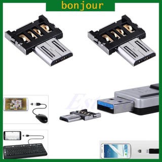 Bộ chuyển đổi BON Micro USB Male sang USB Female cho máy tính bảng Android Bộ chuyển đổi di động