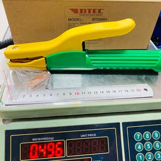 Kìm hàn kẹp que hàn chính hãng btec bt500ih 500a kềm hàn cán nhựa hàng cao cấp